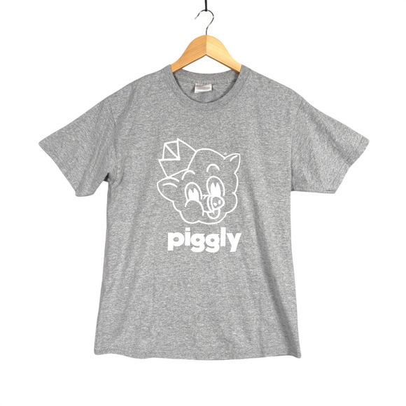 Port and Company Other - Piggly Wiggly T-Shirt Adult Medium Gray Excellent Hilton Head‎ SC